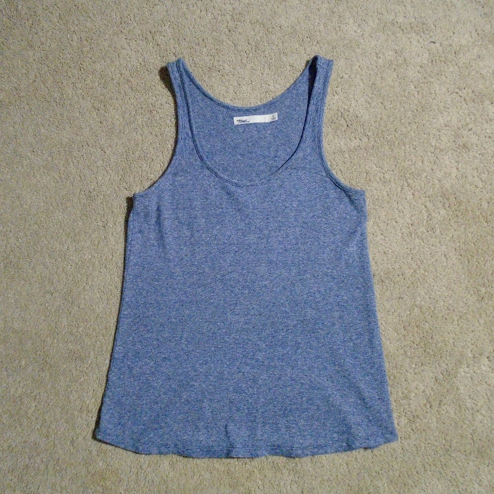 MADEWELL Hi-Line Micro-Stripe Tank Top S